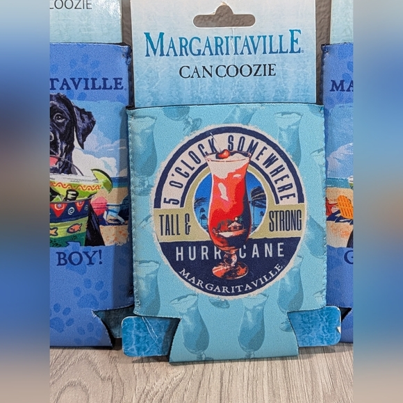 (4) New Margaritaville Can Coozies Regular And Slim Cans Jimmy Buffett - Picture 3 of 11